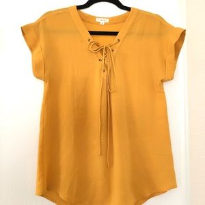 Lace up Blouse